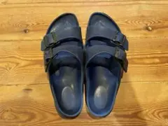 BIRKENSTOCK アリゾナ EVAサンダル ネイビー 2ストラップ ナローのサムネイル