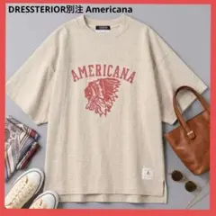 DRESSTERIOR別注 Americana✨インディアン カレッジ Tシャツのサムネイル