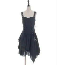 axes femme アシメデザインキャミワンピース ワンピース