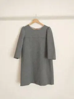 ZARA ワンピース グレー