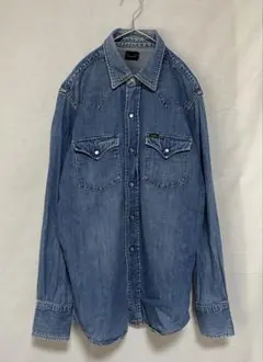 Lee リー デニムウエスタンシャツ