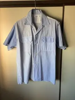 sanslimite 半袖ストライプシャツ