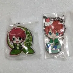 カラフルピーチ　じゃぱぱ　カプセルラバーマスコット　アクリルクリップ　セット