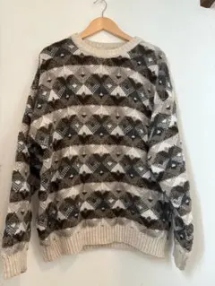 イタリア製 ニット　セーター haggar 90's Lサイズ　古着　used