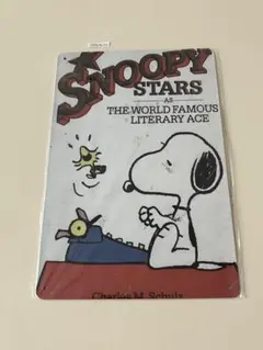 スヌーピー PEANUTS LITERARY ACE ブリキ看板
