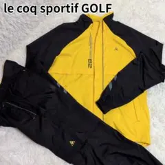 ルコックスポルティフゴルフレインウェアレディースM上下セット