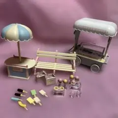 シルバニアファミリー☆アイスクリームショップ☆レトロ