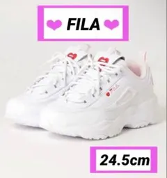 FILA ディスラプター 厚底スニーカー ハートスニーカーのサムネイル