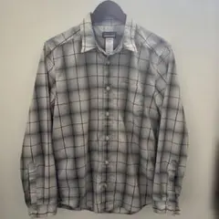 90〜00s patagonia オンブレ　チェックシャツ　ナイロン