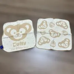 ダッフィー　ガーゼハンカチ　２枚セット