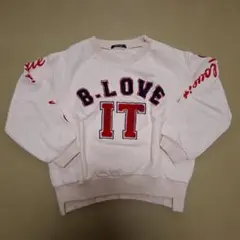 by♡LOVEiT トレーナー クリーム色 140cm