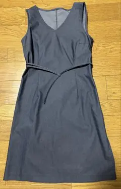 peytonplaceノースリーブネイビー ひざ丈ワンピース M