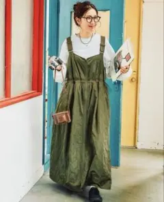 新品未使用 niko and ... MA-1風ワンピース カーキ