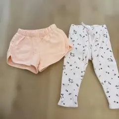 zara babyショートパンツ　レギンスセット86