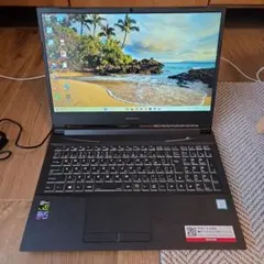 FRONTIER lnc190 ゲーミングノート i5 GTX1650　動作品