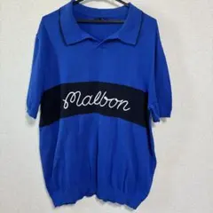 Malbon ポロシャツ Lサイズ 青