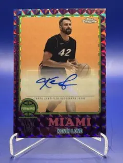 【直筆Auto】Kevin Love Topps Purple Chrome