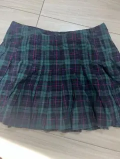 ラルフローレン　チェック　プリーツスカート　100 綿100%