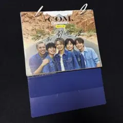 COM. コムドット カレンダー 2024 直筆サイン入り 卓上カレンダー