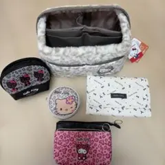Hello Kitty 収納ケース　ポーチセット