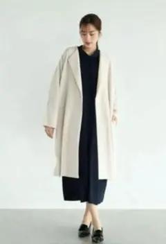 SALE✩.*˚スコットクラブ系列 Vin ノーカラーパイルライトコート