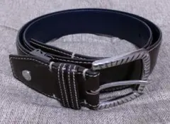 オロビアンコ Orobianco ダークブラウン レザー ベルト