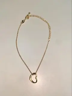 ハートブレスレット ゴールド K18GF 美品