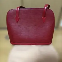 LOUIS VUITTONエピリュサックカスティリアンレッドレザー トートバッグ