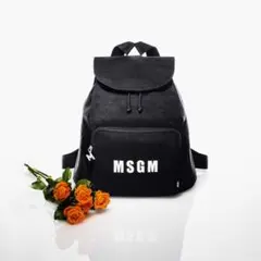 MSGM バックパック リュック ブラックのサムネイル