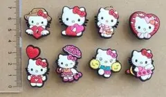 ハローキティ クロックス ジビッツ アクセサリー 8点セット