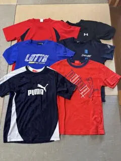 160cmPUMA/ニューバランス/アンダーアーマー／半袖シャツ/Tシャツ／6枚