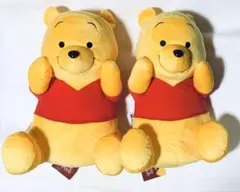 くまのプーさん　スーパーラージぬいぐるみ　うふふver. 2体