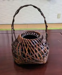 竹籠 花入のサムネイル