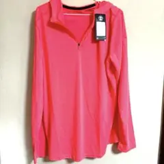 アンダーアーマ100%ポリエステル、レディース、FREE SIZE新品オレンジ