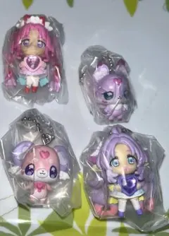 名探偵プリキュア カプセルトイ キーホルダー　4種