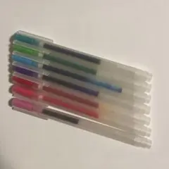 無印良品　カラーボールペン　0.38