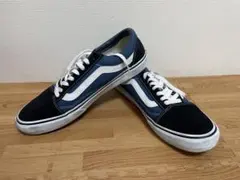 Vans Old Skool 使用少なめ ネイビー/ブラック スニーカー