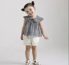 プティマイン　バルーンショートパンツ　アイボリー　120㎝