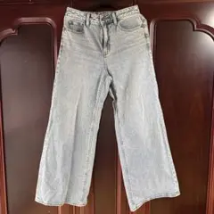 GU ワイドデニムパンツ