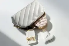 YSL サマーギフト　オリジナルホワイトポーチのサムネイル
