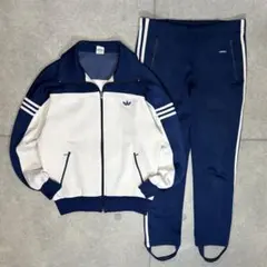 adidas　セットアップ　上下　トラックジャケット　西ドイツ　70s　デサント