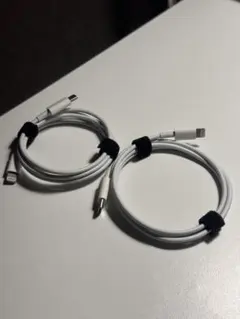 Apple 正規品Lightningケーブル 2本セット 未使用