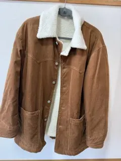 GU コーデュロイ ボアジャケット L