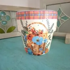 リメ鉢♡リメイク鉢♡ハンドメイド №195 リメ鉢♡リメイク鉢♡ハンドメイド♡3号木製ドア花 - メルカリ