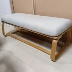 無印良品　リビングでもダイニングでもつかえるベンチ（モールドクッション仕様）のサムネイル