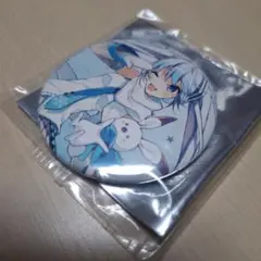 3/31処分　VOCALOID　缶バッチ　雪ミクスカイタウン限定　初音ミクユキネ