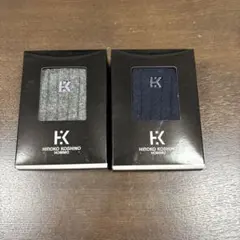 新品・箱付 HIROKO KOSHINO HOMME メンズソックス 2足セット