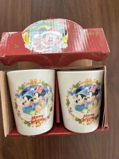 ディズニー クリスマスマグカップ 2個セット
