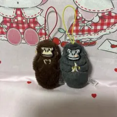 ゴリラのぬいぐるみマスコット