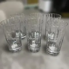オールド バカラ ショニー エカイユ グラス 5客 セット H6.8 